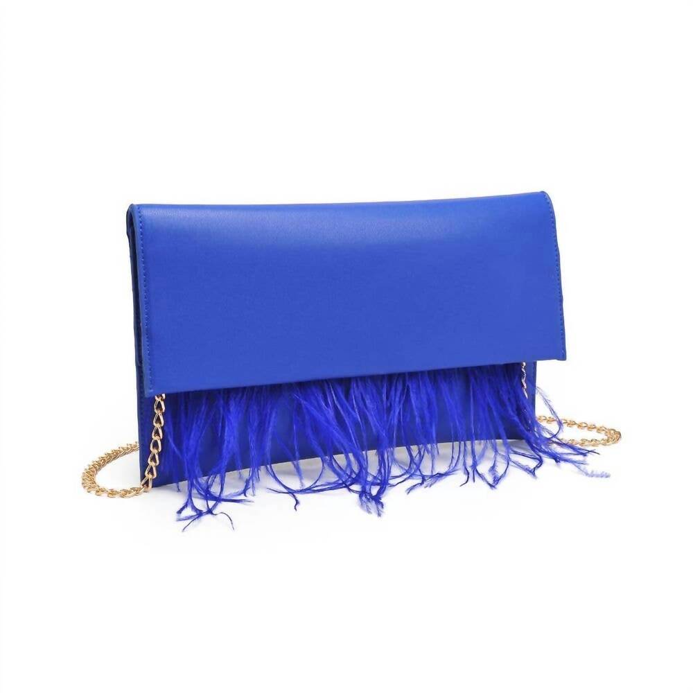 NEW MODA LUXE everlee clutch in electric blue - Picture 1 of 6